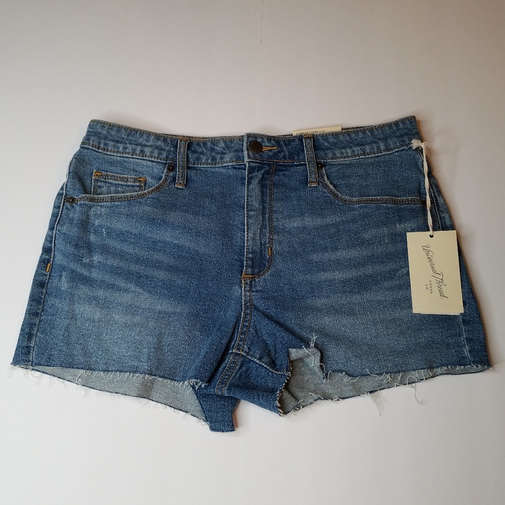 Universal thread high rise cut off  jean shorts